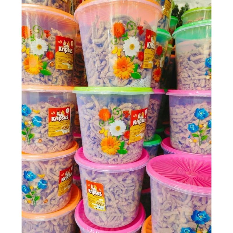 

kripik usus crunchy 1 kg Gratis toples