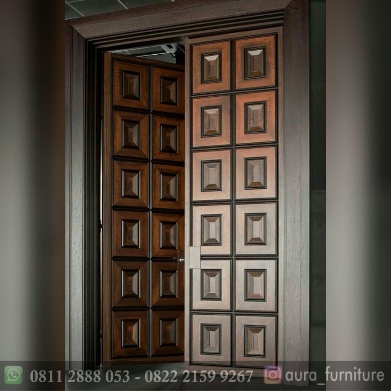 kusen pintu rumah jati perhutani minimalis mewah
