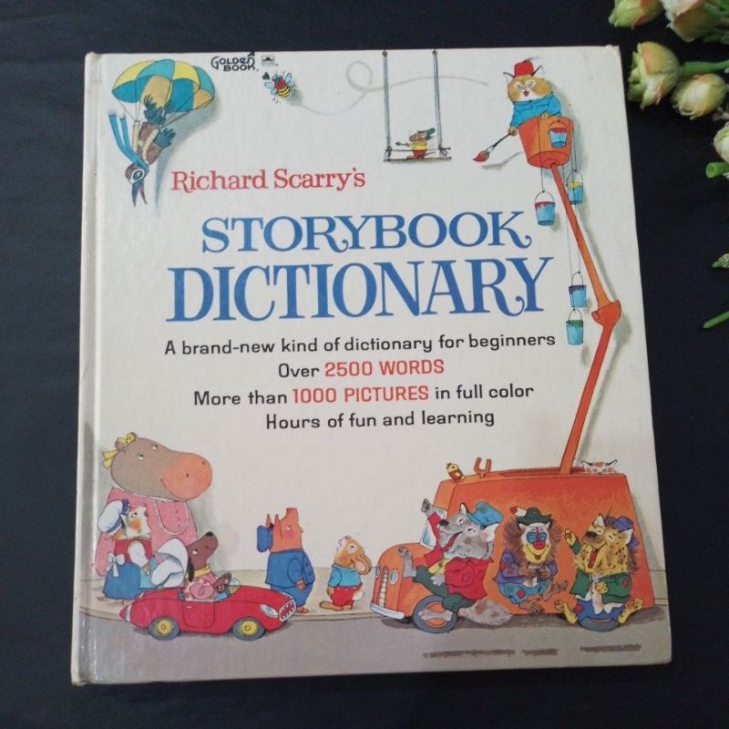 buku Richard Scarry storybook dictionary preloved original