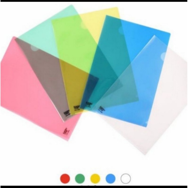 

Map L / Map Bening A4 Folder One Plastik Transparan (12Pcs)