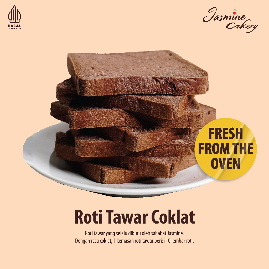 

Roti Tawar Coklat / Tanpa Pengawet