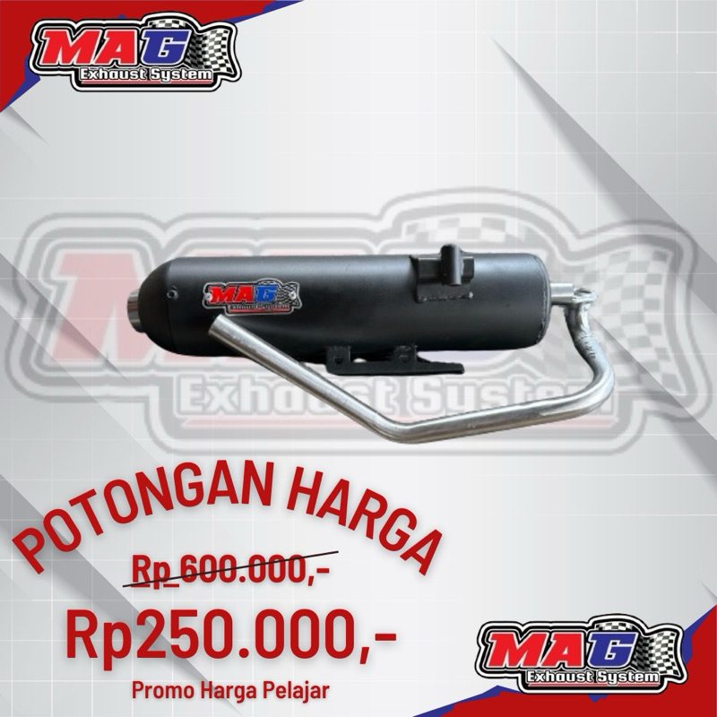 Knalpot PCX 150,160 copy CMS Original MAGEXHAUST