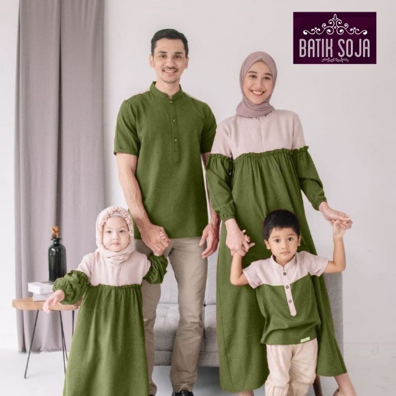 BAJU COUPLE KELUARGA/COUPLE KELUARGA SYAFEEA/COUPLE KELUARGA MUSLIM/COUPLE KELUARGA LEBARAN 2026