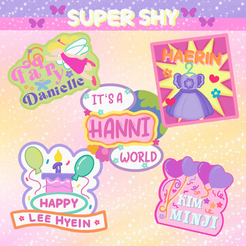

Super Shy sticker