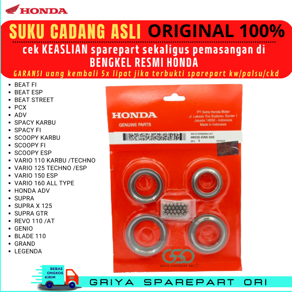 Komstir HONDA Beat FI Ori Beat karbu Beat pop Street eSP Vario 110 125 150 Scoopy Spacy Vario techno