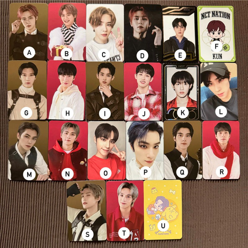 PHOTOCARD OFFICIAL WAYV KUN TEN WINWIN HENDERY XIAOJUN YANGYANG- Ccomaz Green Orange Universe Card S