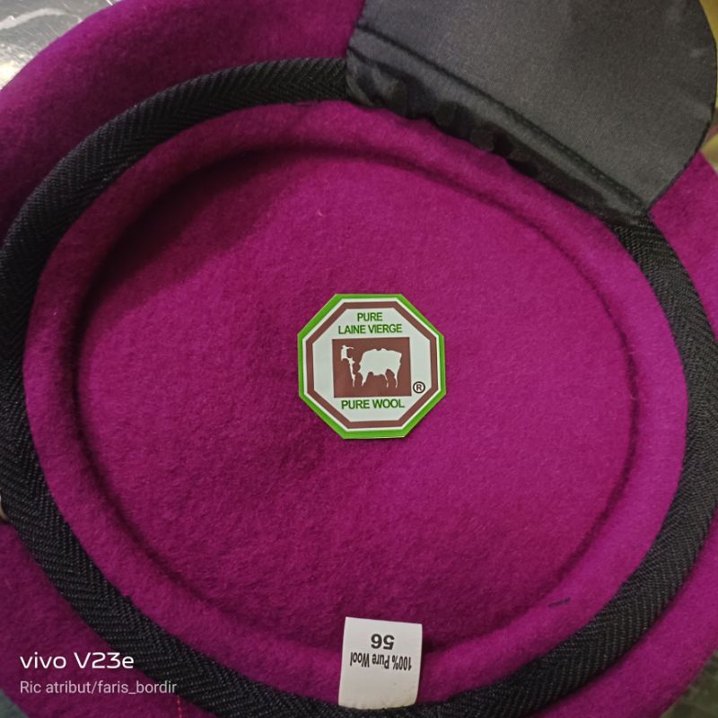 baret original camel baret marinir unta woll kabaret woll baret tni marinir topi baret ori