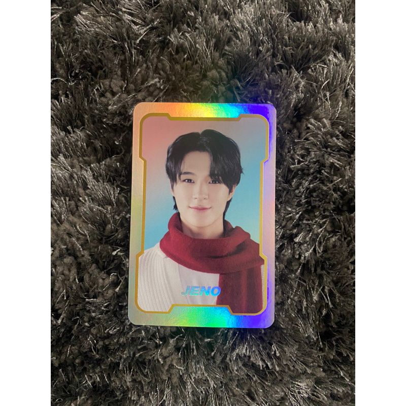 Special nct zone christmas stc jeno syal photocard nct dream gym soundwave sumpit permen zoom tc sg2