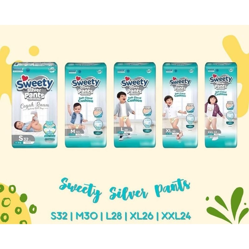 Pampers Sweety Silver Pants Cloud Soft