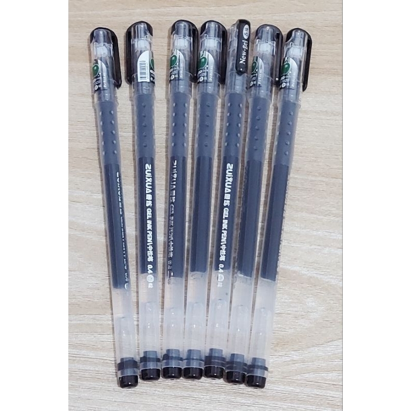 

(12 pcs ) Pulpen Gel Zuixua 1020 Hitam /Bp Gel murah , kualitas Bagus / Bulpen Gel murah