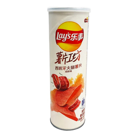 

LAY'S SPANISH HAM POTATO CHIPS SALT 104G