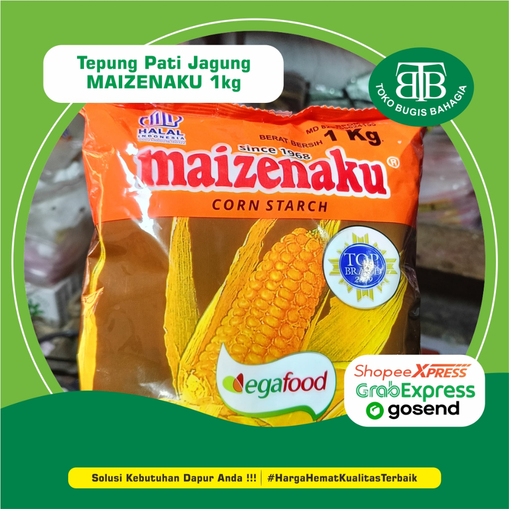 

Tepung Pati Jagung Maizenaku 1 Kg, Murah Makassar