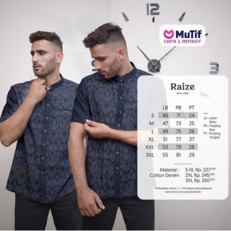 KOKO DEWASA RAIZE NAVY DARK BY MUTIF