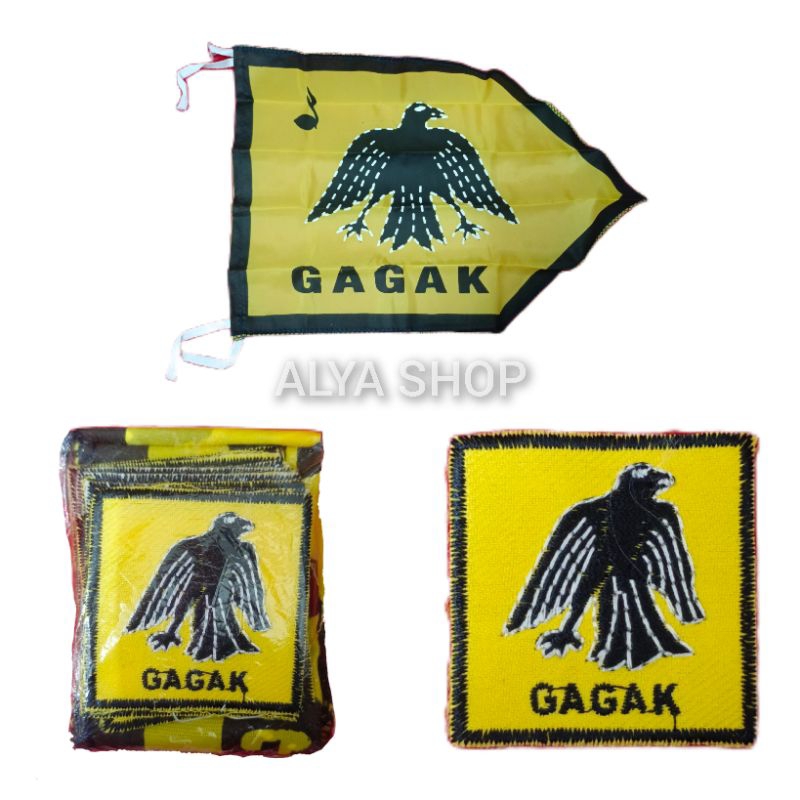 BET REGU GAGAK | Bet Tanda Regu Hewan | Tanda Regu Bordir Gambar Hewan | Badge Pramuka