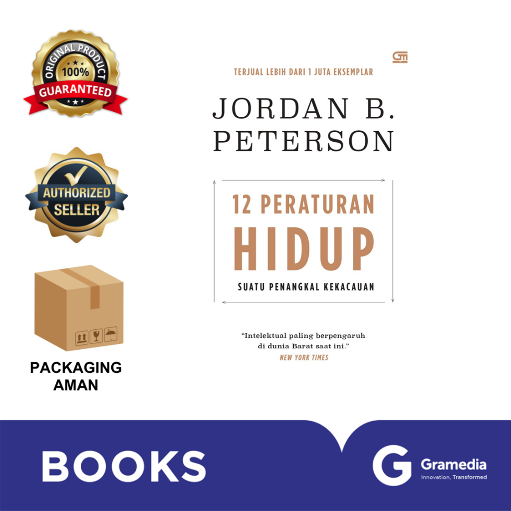 Gramedia Bintaro -   12 Peraturan Hidup: Suatu Penangkal Kekacauan