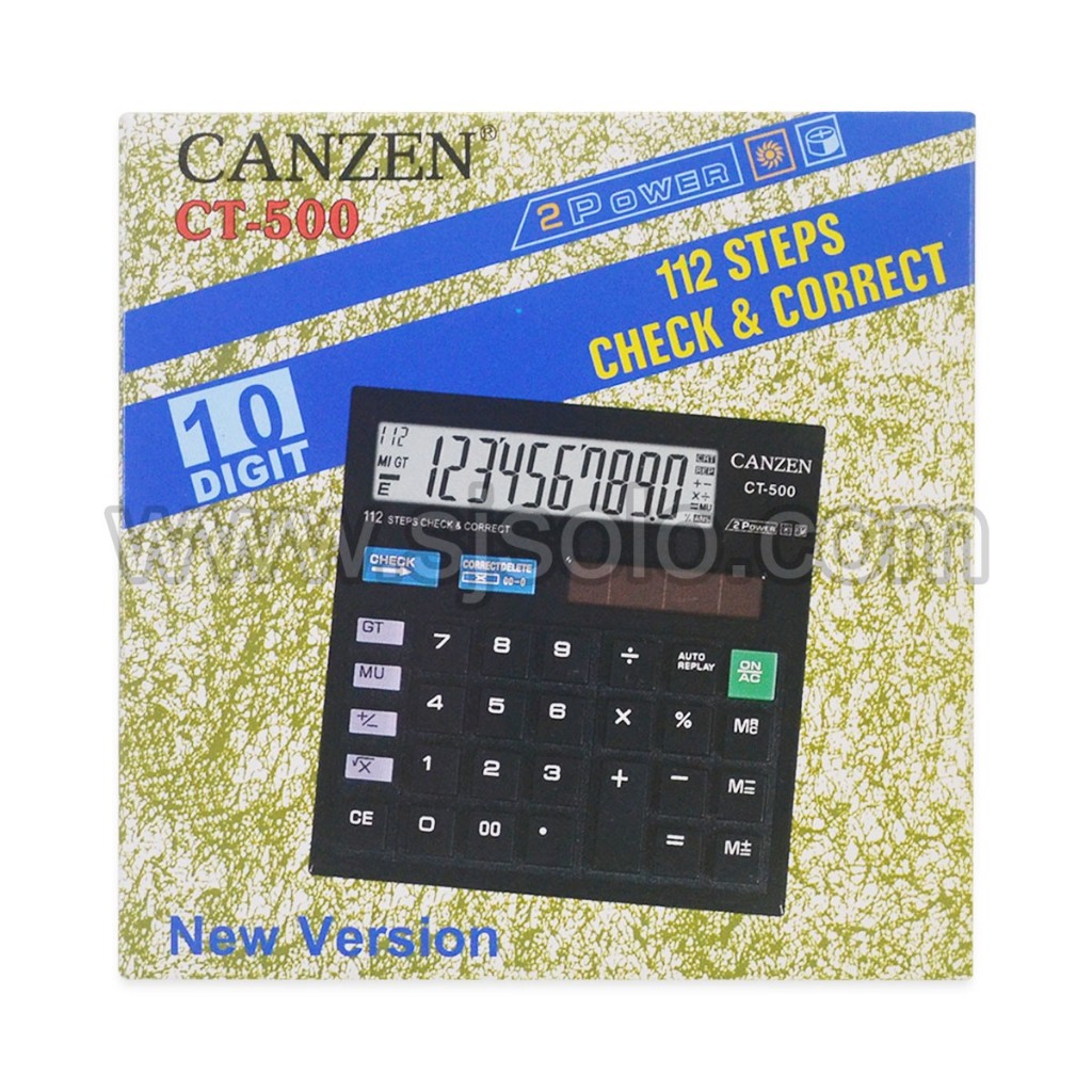

Kalkulator Canzen CT-500 Dekstop Calculator Mirip Citizen CT-500