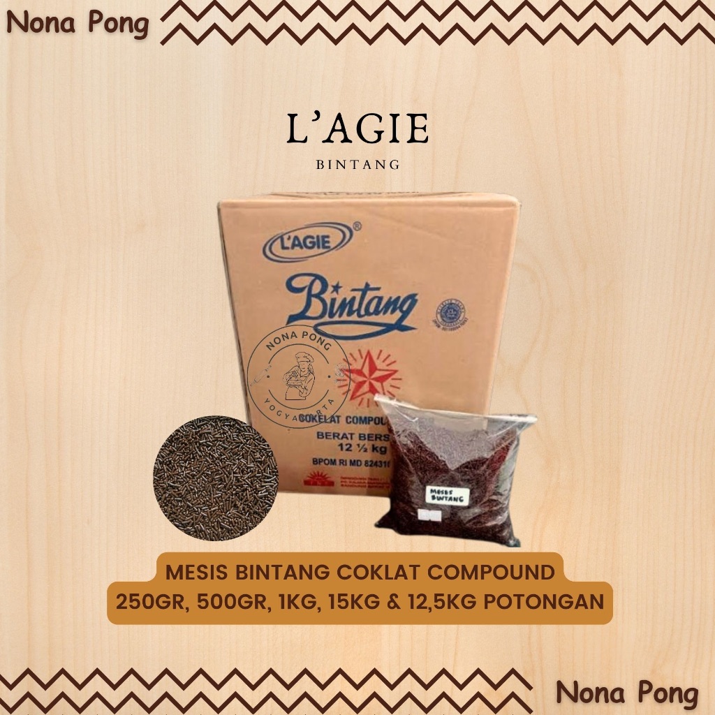 

Mesis bintang | Meses Bintang | mesis coklat 250gr