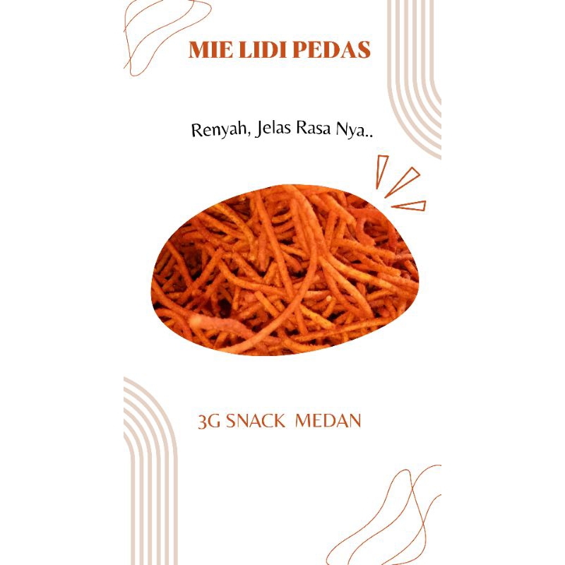 

[READY MEDAN] MIE LIDI PEDAS RENYAH 100gram, STIK MIE LIDI