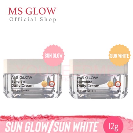 ART L5W SUN WHITE  SUN GLOW MS GLOW  SUNSCREN  BB CREAM WHITE CELL DNA MS GLOW