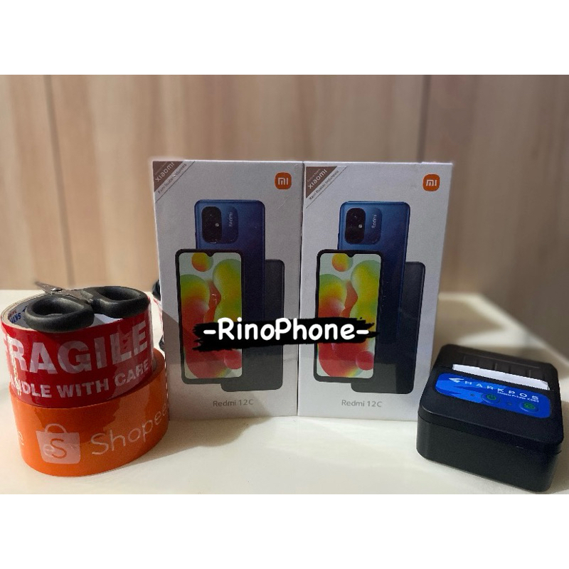 Hp Redmi 12C Ram 3/32Gb - Ram 4/64Gb - Ram 4/128Gb New (Baru)