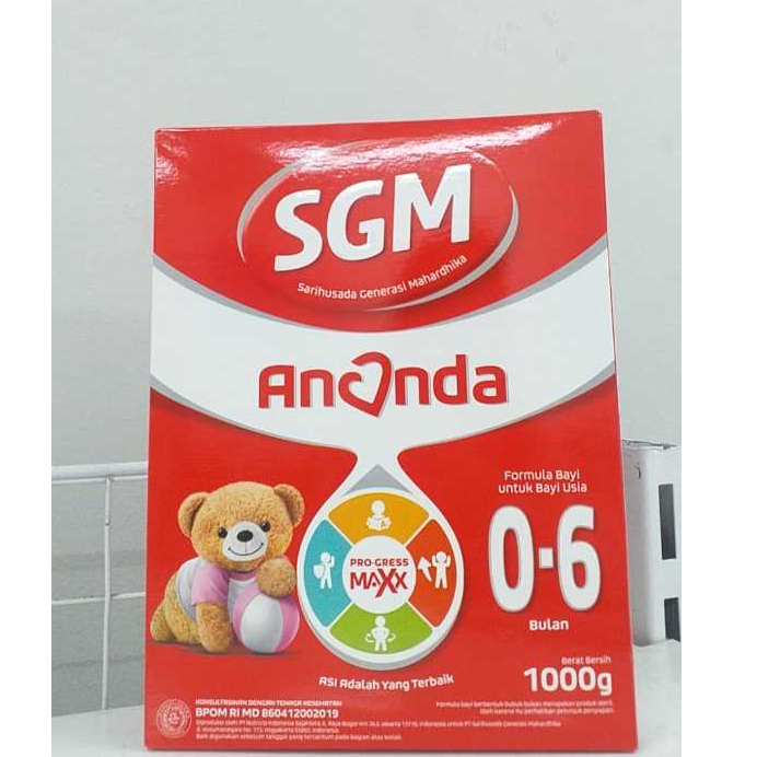 

SGM Ananda 0-6 Bulan 400 gram / 1000 gram