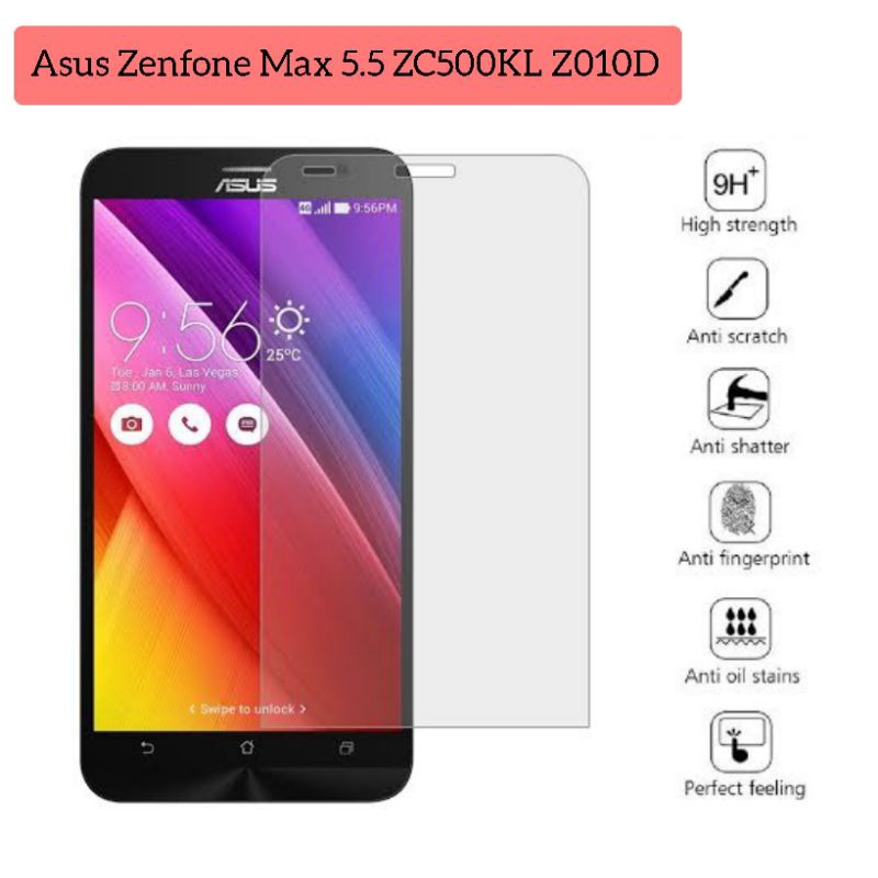 Tempered Glass Asus Zenfone Max ZC500KL Z010D Anti Gores Screen Protection