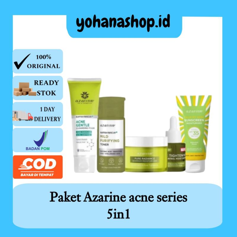 AZARINE PAKET ACNE SERIES 5IN1