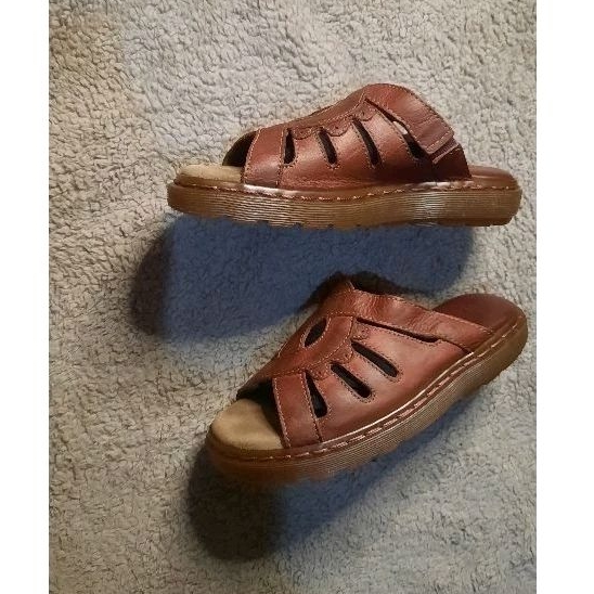 sandal dr martens chunky marron