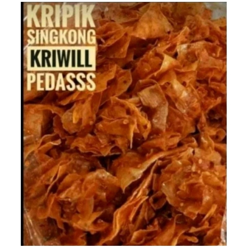 

KERIPIK SINGKONG KRIWIL PEDAS DAN ORI 250gram