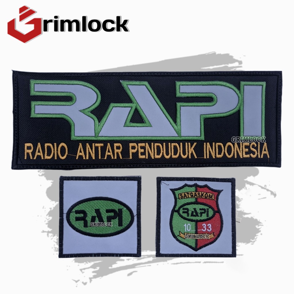 Logo Bordir RAPI / Patch Logo Bordir