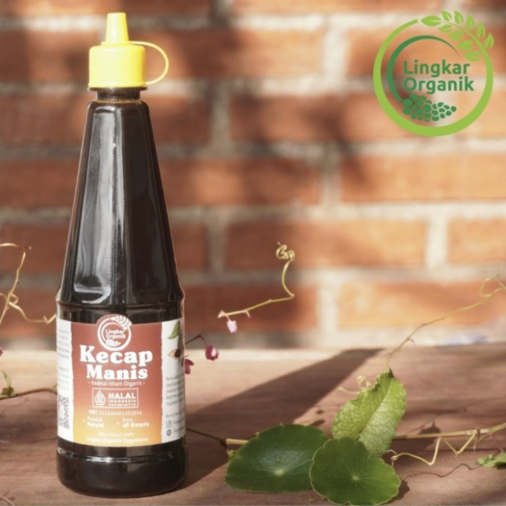 

[350ml] Kecap Manis Lingkar Organik 350ml - Non GMO - Non MSG