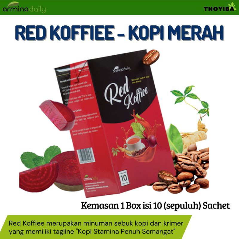 

Red Koffiee 1 Box Isi 10 Sachet