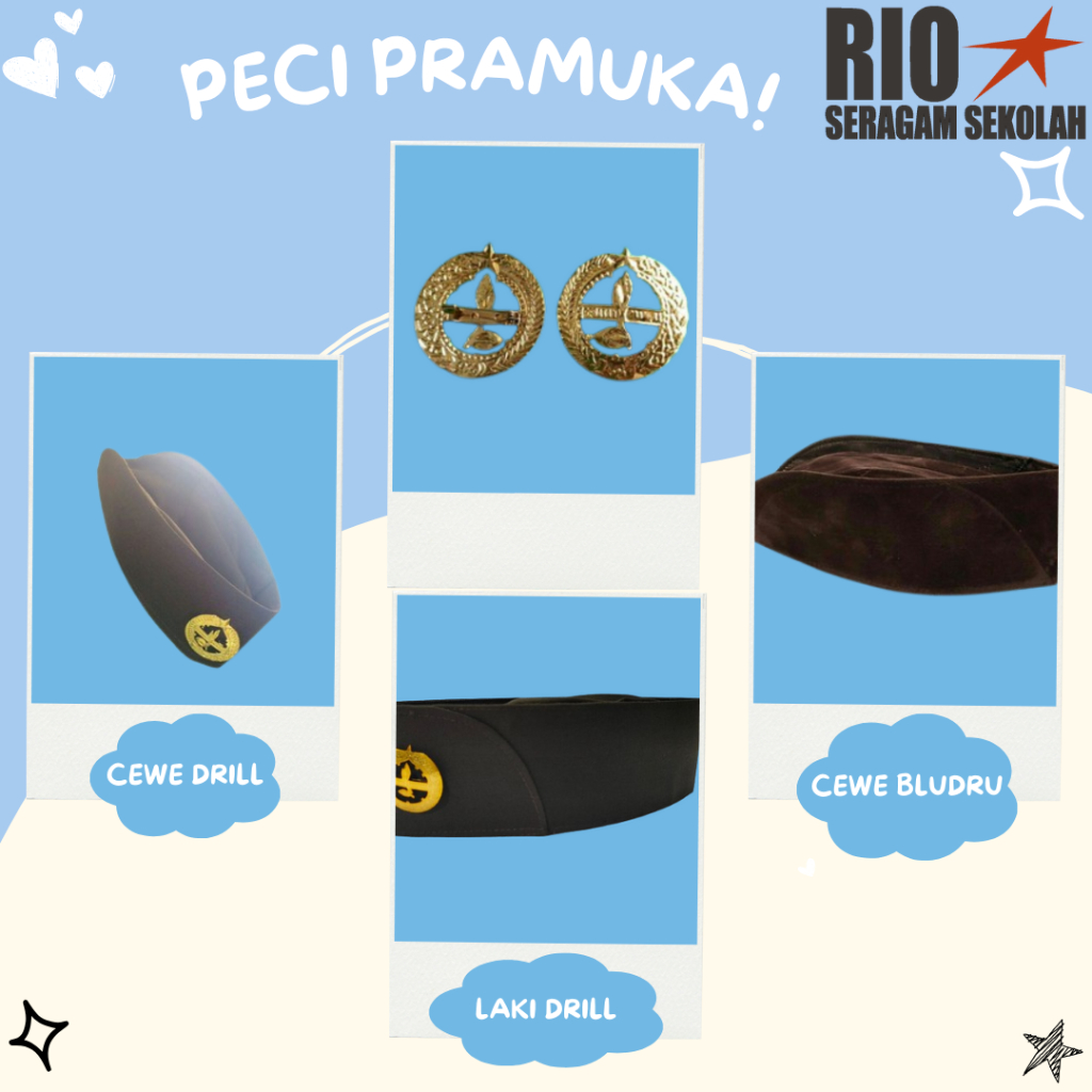 PECI PRAMUKA CEWE PENEGAK PEMBINA KUARNAS PNS PEREMPUAN, KOPEAH PRAMUKA PEMBINA PENEGAK PNS PEREMPUA