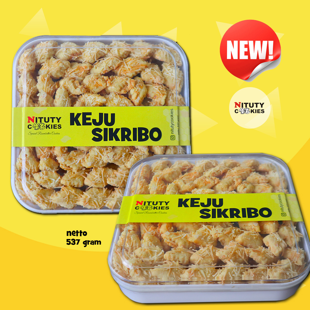 

Keju Sikribo Kue Kering Keju Kres kres 500gr Nituty Cookies