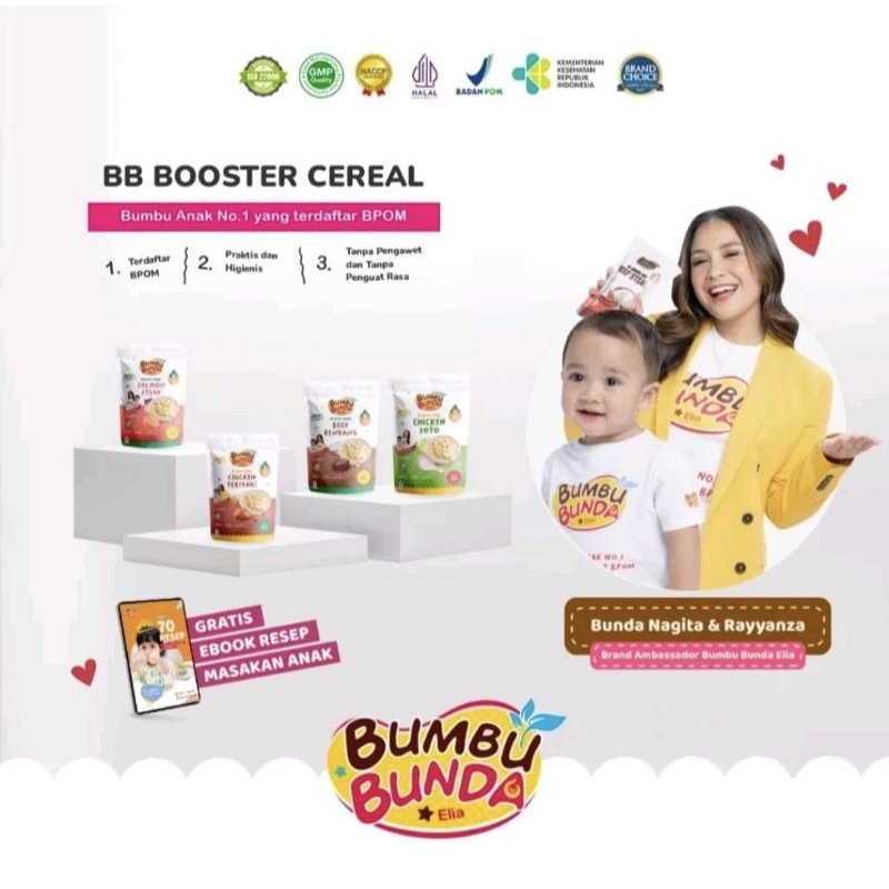 

BUMBU BUNDA BB BOOSTER|BUMBUN BB BOOSTER CEREAL|BUMBU BUNDA BB BOOSTER CEREAL 200G MURAH