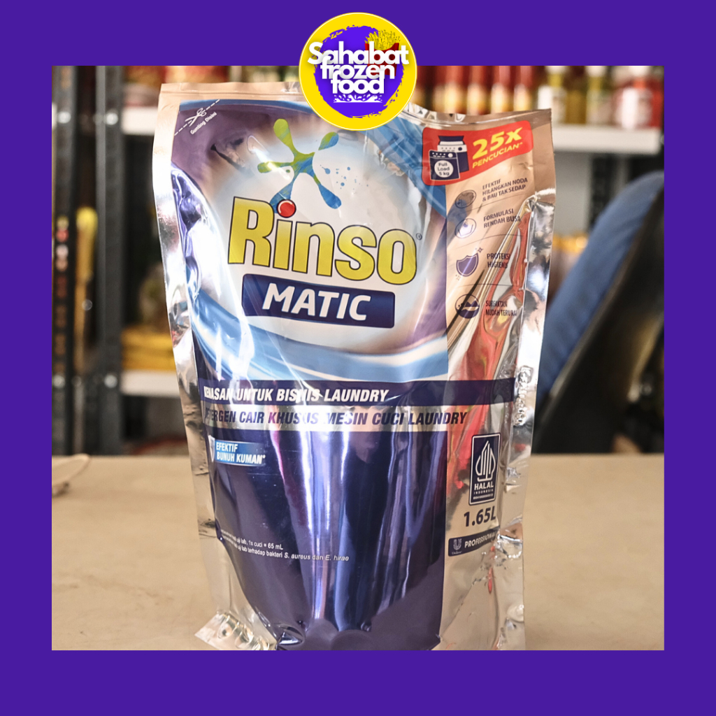 Rinso Matic / Detergen Cair Kemasan Laundry