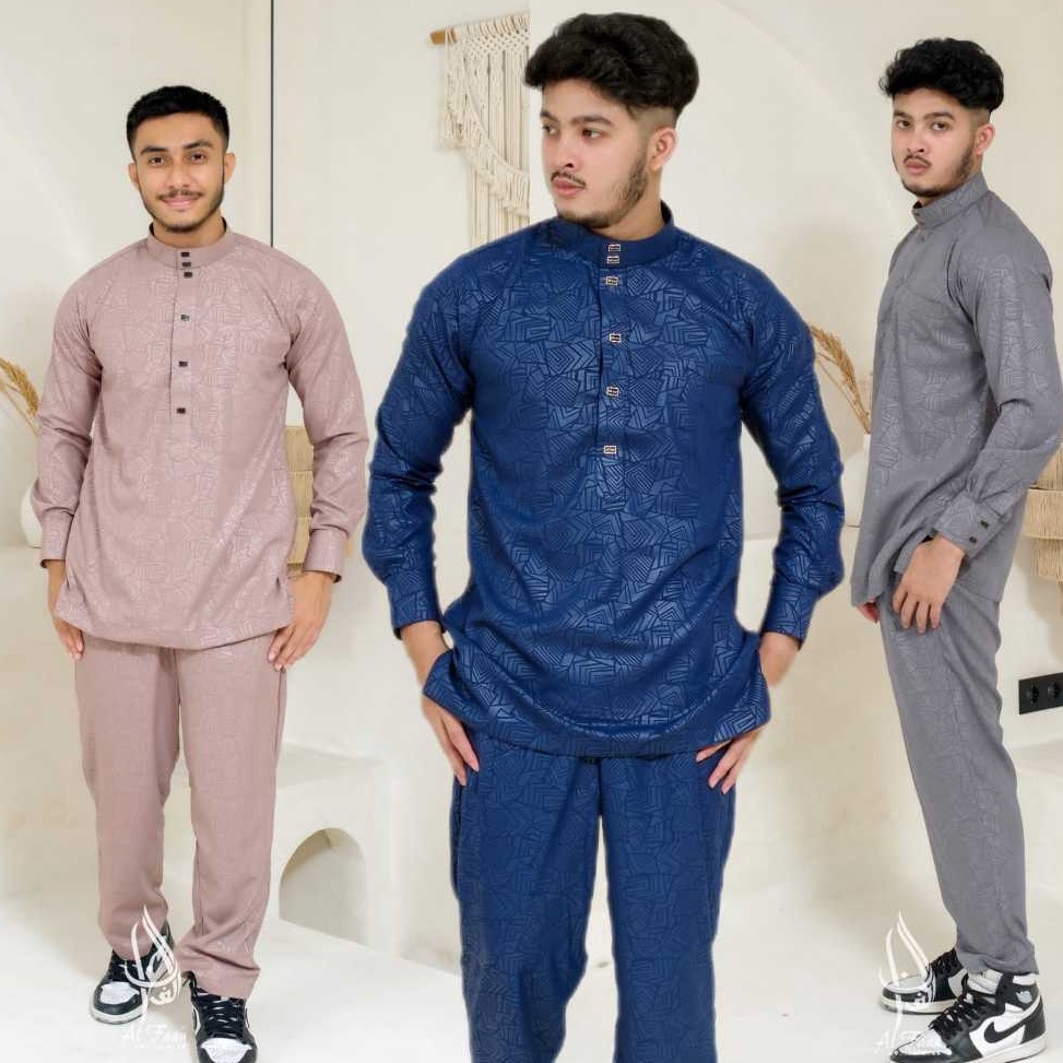 Pasti Tertarik Baju Koko Setelan Pakistan pria motif embos Kemko Jasko Gamis Jubah Pria Model al har