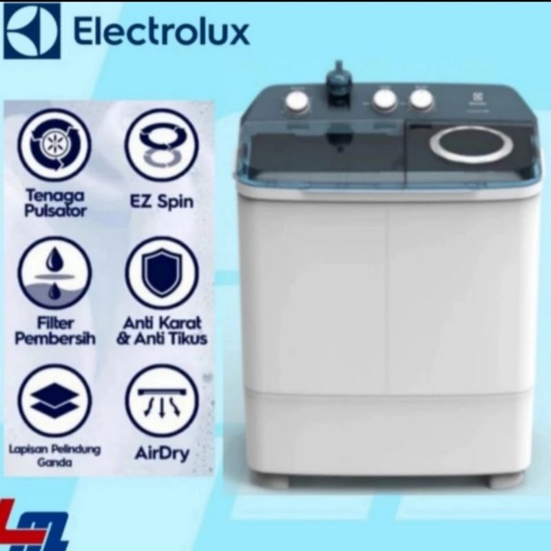 ELECTROLUX Mesin Cuci 7kg 2 tabung EWS87262WA