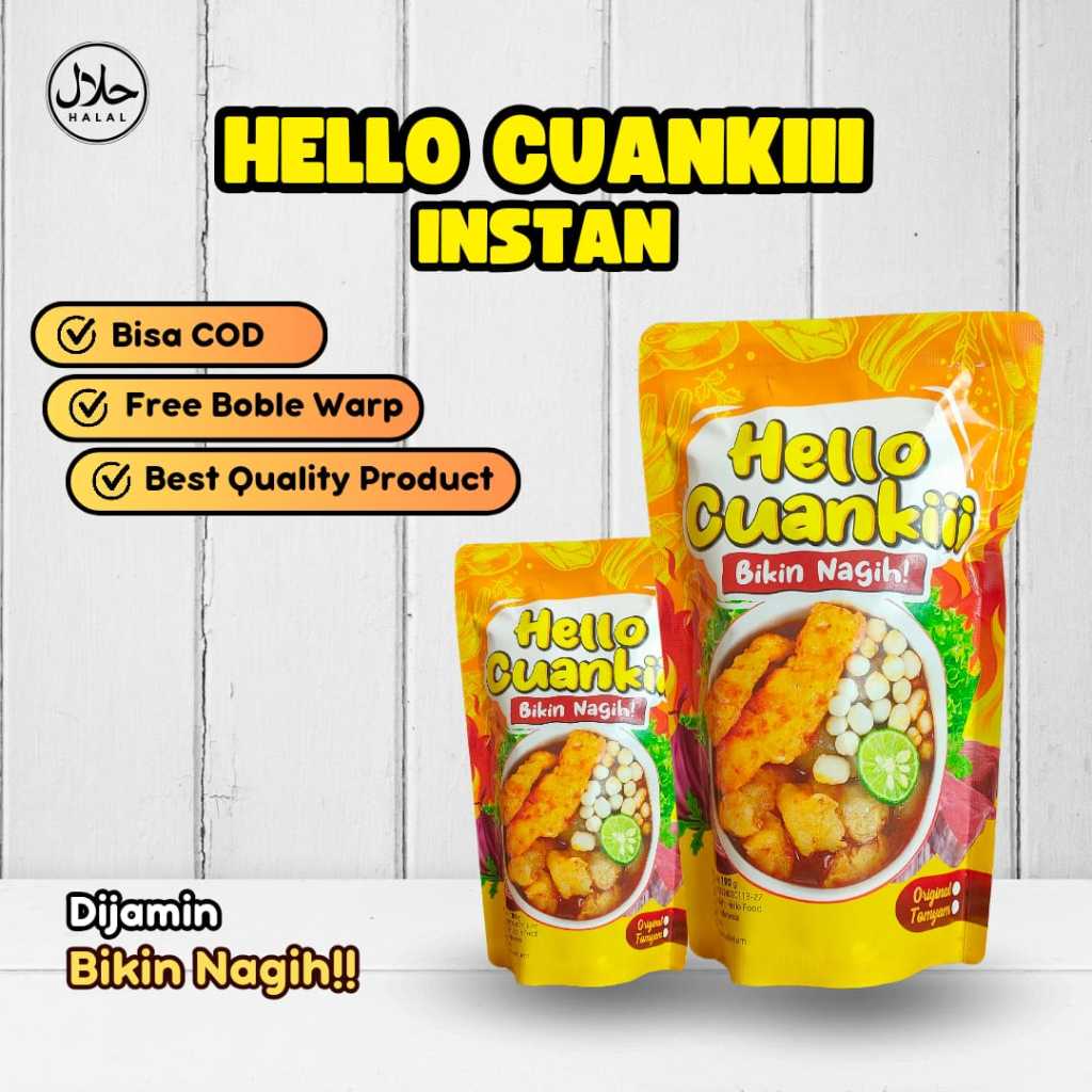 

HELLO CUANKIII | BASO ACI INSTAN | CUANKIII INSTAN KUAH PEDAS ENAK NIKMAT KHAS LAMONGAN | MAKANAN VIRAL PEDAS