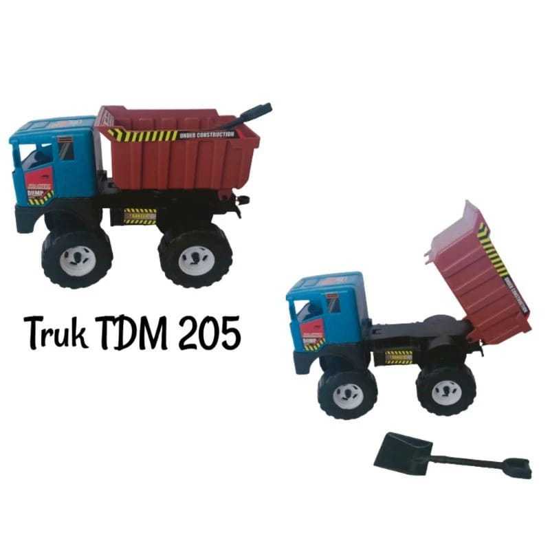 Mainan mobil truk bak dump mini TDM 205