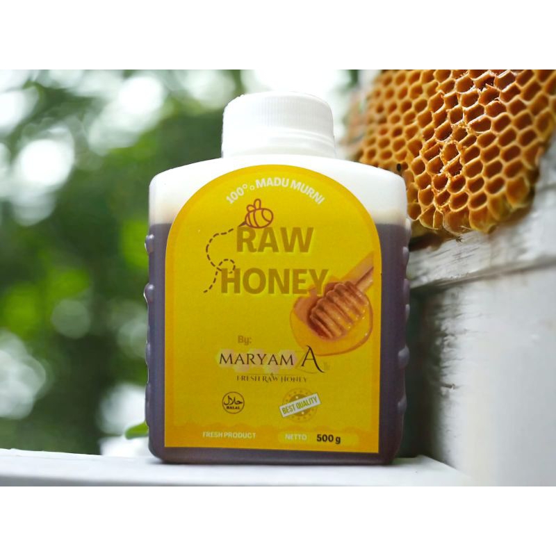 

RAW HONEY MADU MURNI MULTIFLORA AKASIA MADU HUTAN SUMATERA 500g