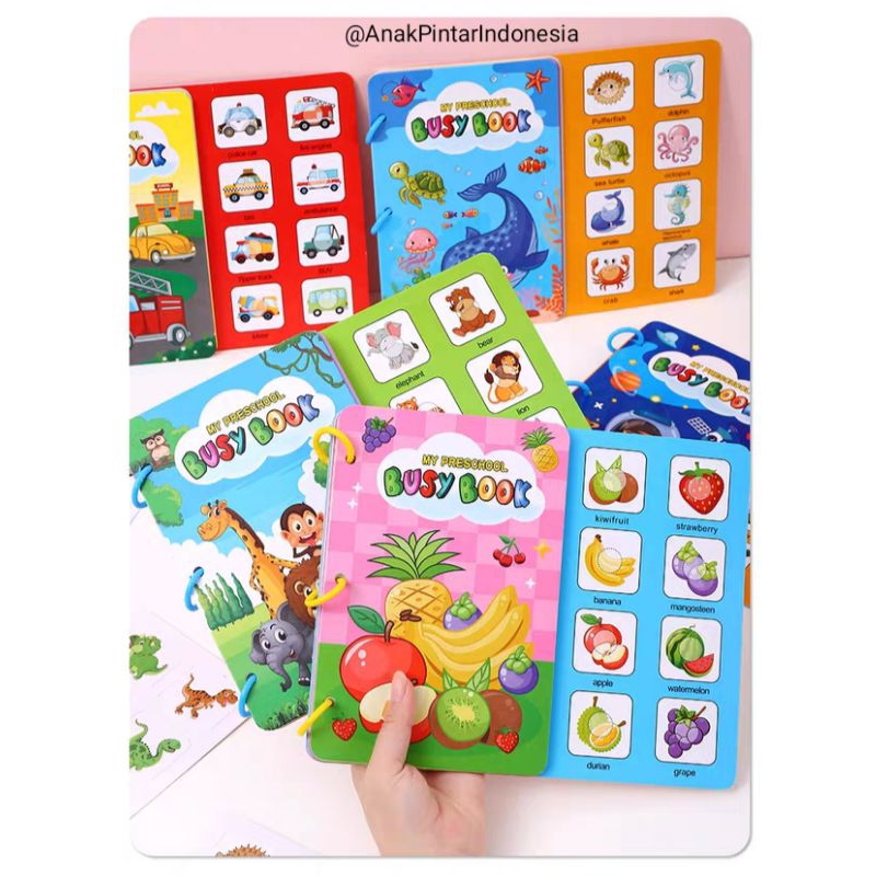 MY PRESCHOOL BUSY BOOK / BUKU EDUKASI ANAK