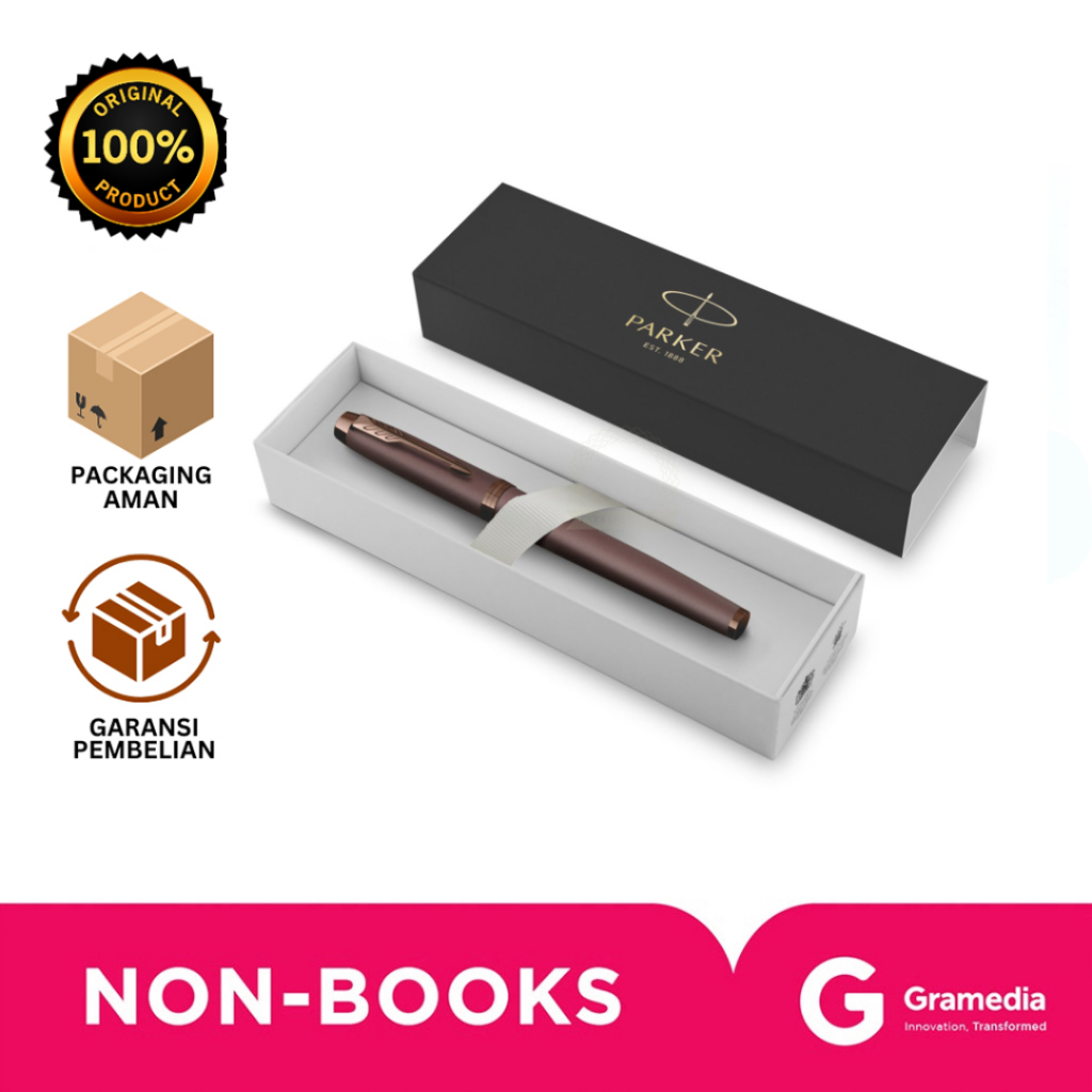 

Gramedia Bali - PARKER P.IM MONO BURGUNDY RBHD TB