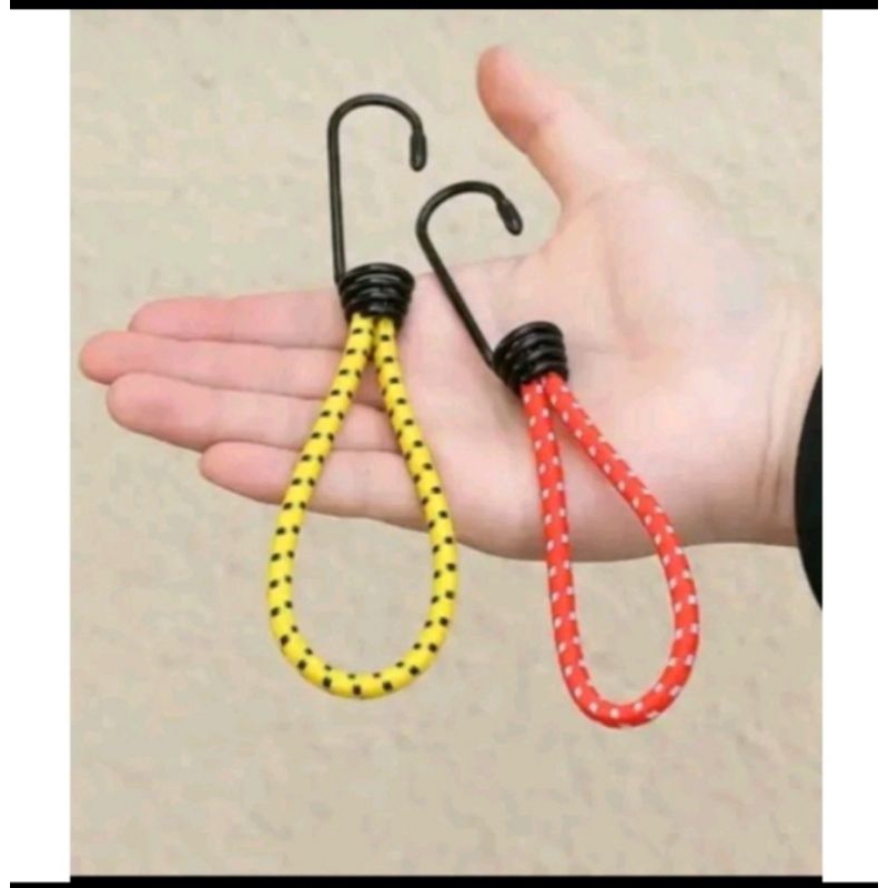 Tali Flysheet Tenda Elastis 1 Set Tali Tenda Camping Outdoor 4 Pcs / Tali Bungee Bungee