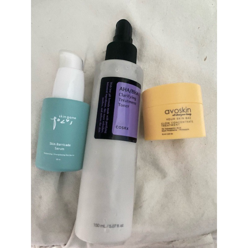 preloved cosrx aha/bha skingame barricade serum avoskin Glow Concentrate Treatment