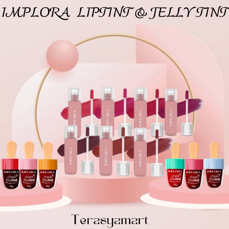 (COD)IMPLORA CHEEK & LIP TINT | JELLY TINT IMPLORA | LIP TINT GLOSSY