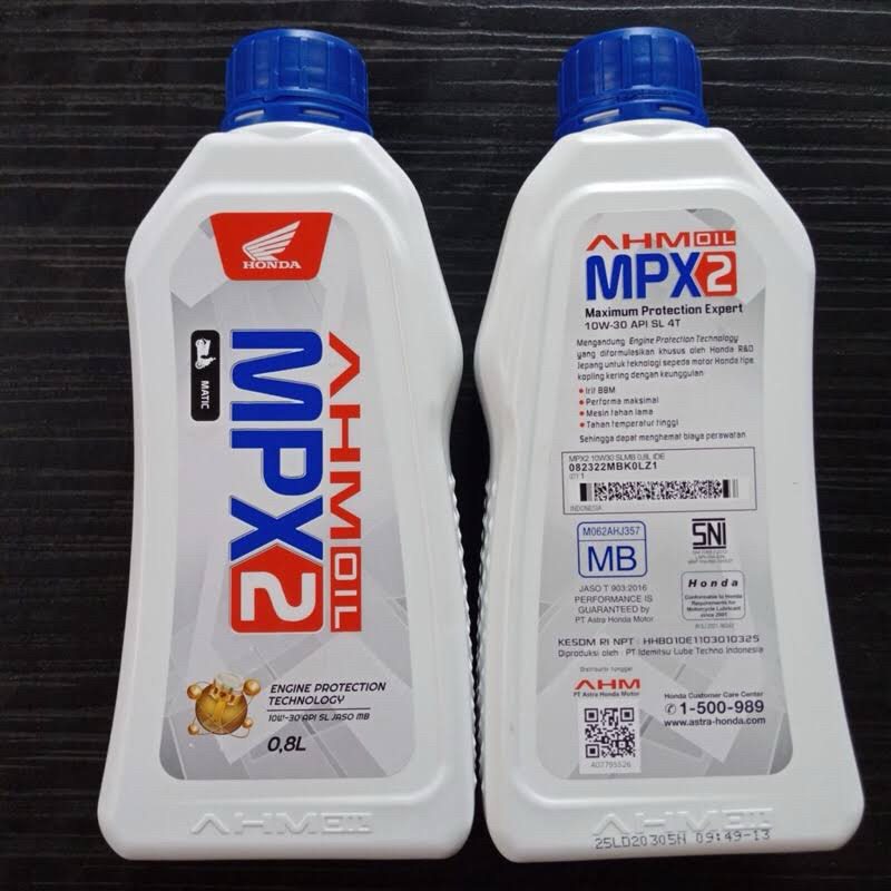 Oli MPX 2 Matic Honda