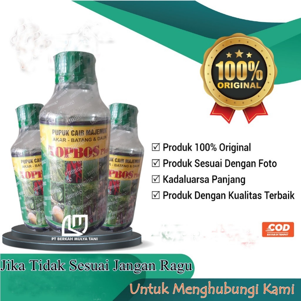 Pupuk Cair Majemuk TOPBOS Plus Top Bos  1 Liter