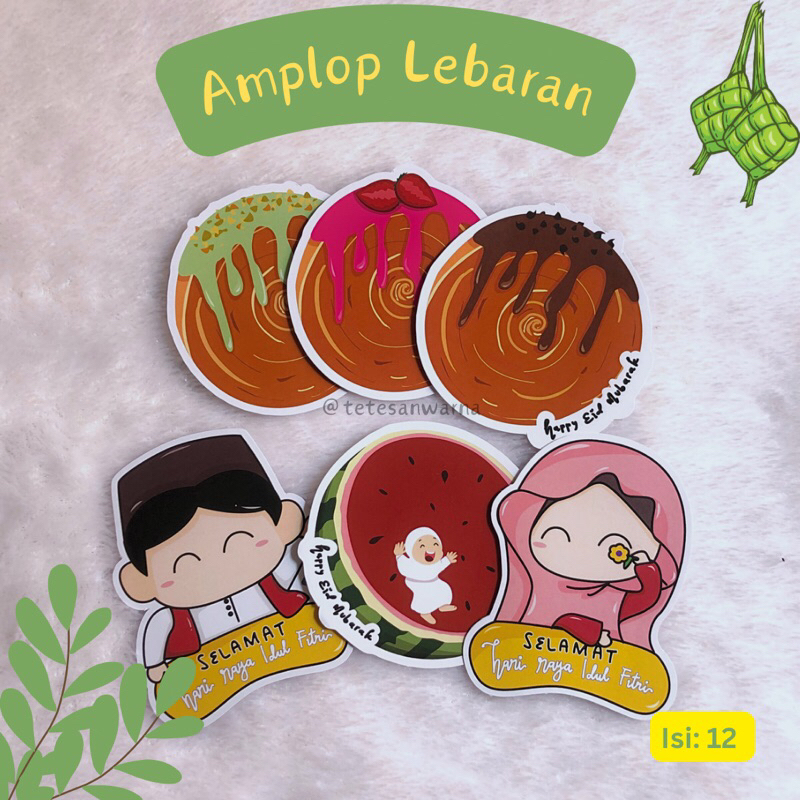 

Amplop Karakter Lebaran 3D cute - by tetesanwarna AMPLOP IDUL FITRI ANGPAO LEBARAN UNIK KARAKTER