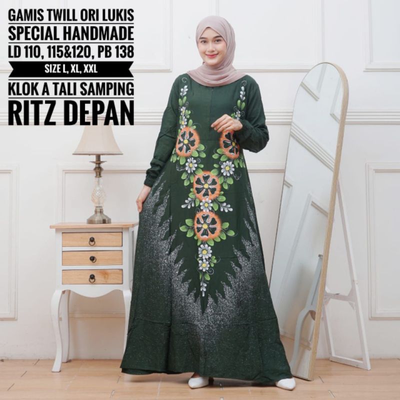01. TWILL LUKIS PROMO  GAMIS TWILL ORI LUKIS | GAMIS TWILL ORI PEKALONGAN | BATIK PEKALONGAN | GAMIS